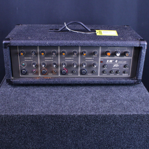 Vist Large View of Product Image Which is Used Peavey XM-4 POWERED MIXER CH.1 BASS KNOB CLIPPD Powered Mixing Head