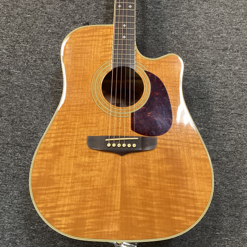 Vist Large View of Product Image Which is Used Fender LA BREA Vintage Laminate Top Acoustic Guitar Amber