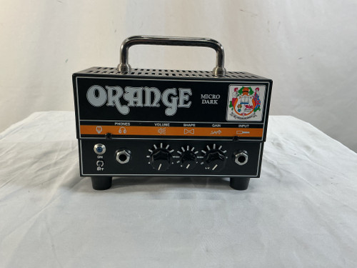 Vist Large View of Product Image Which is Used Orange MICRO DARK Solid State Guitar Head