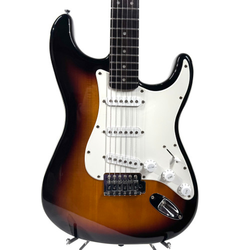 Vist Large View of Product Image Which is Used Squier Bullet Stratocaster Sunburst 