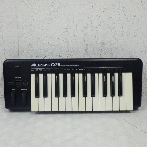 Vist Large View of Product Image Which is Used Alesis Q25 Midi Controller Board 25-Key Controller 25-Key