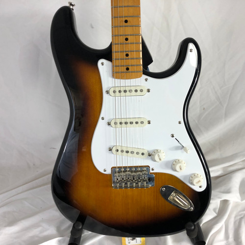 Vist Large View of Product Image Which is Used Squier CLASSIC VIBE 50S STRAT S Type Electric Guitar Tobacco Sunburst 6-String