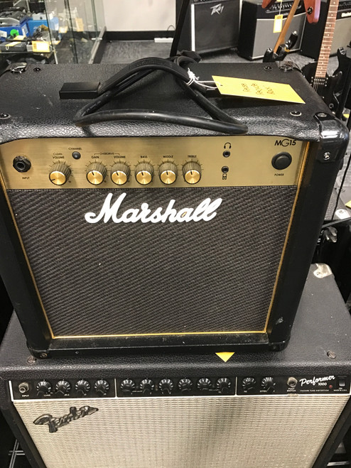 Vist Large View of Product Image Which is Used Marshall MG 15 1 x 8 Solid State Amplifier 1 x 8