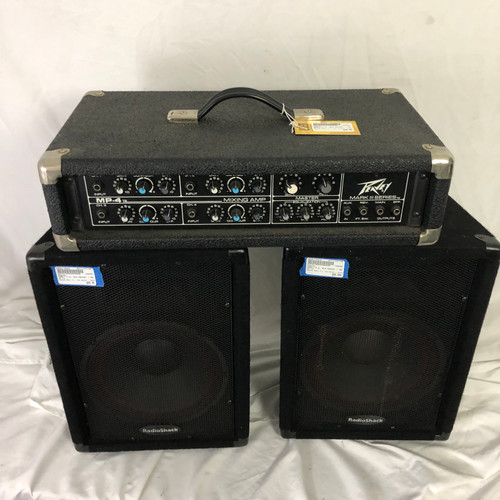 Vist Large View of Product Image Which is Used Peavey SMALL P.A. RIG PEAVEY / RADIOSHACK Pro Sound Product