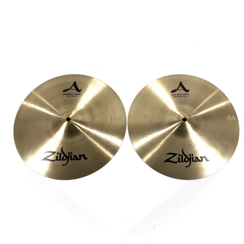 Vist Large View of Product Image Which is Used Zildjian 14 A New Beat Hi Hat Cymbals 
