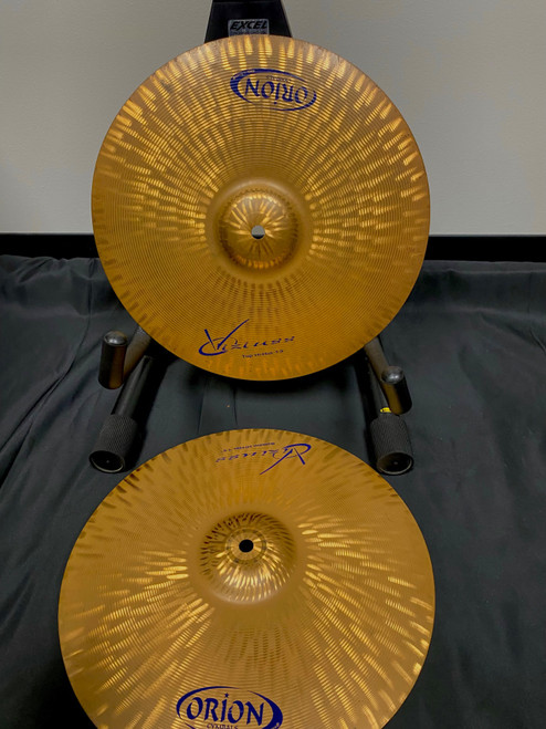 Vist Large View of Product Image Which is Used 13 IN  ORION VIZIUSS HI-HATS Hi Hat Cymbals 13"