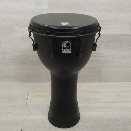 Vist Large View of Product Image Which is Used Toca Freestyle 14" Djembe Black
