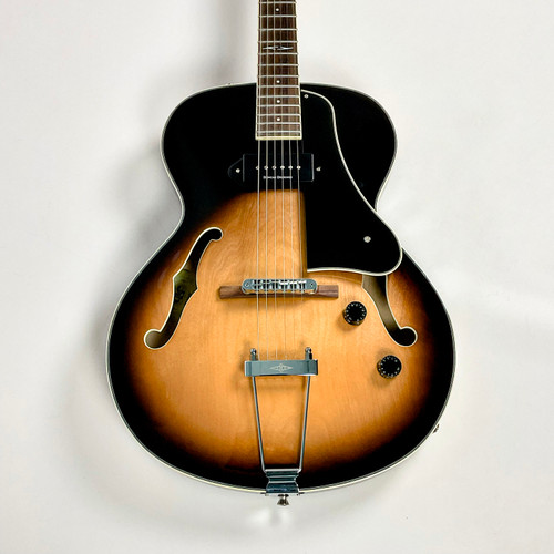 Vist Large View of Product Image Which is Used Alvarez AAT25/TSB Semi-Hollow Electric Guitar Tobacco Sunburst 6-String