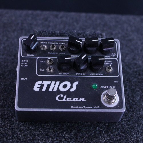 Vist Large View of Product Image Which is Used CUSTOM TONES ETHOS CLEAN PREAMP/OD Overdrive Pedal