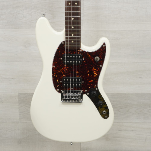 Vist Large View of Product Image Which is Used Squier Fsr Bullet Mustang HH Electric Guitar White