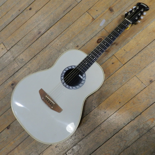 Vist Large View of Product Image Which is Used ACADEMY OVATION ACOUSTIC GTR Vintage Laminate Top Acoustic Guitar Silver/Gray