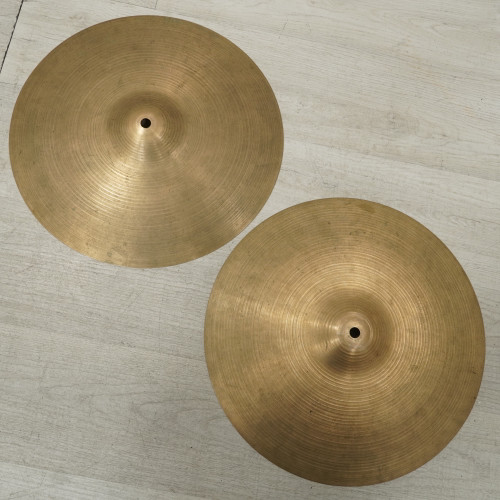 Vist Large View of Product Image Which is Used Zildjian 14" A Vintage Hi Hat Cymbal Pair