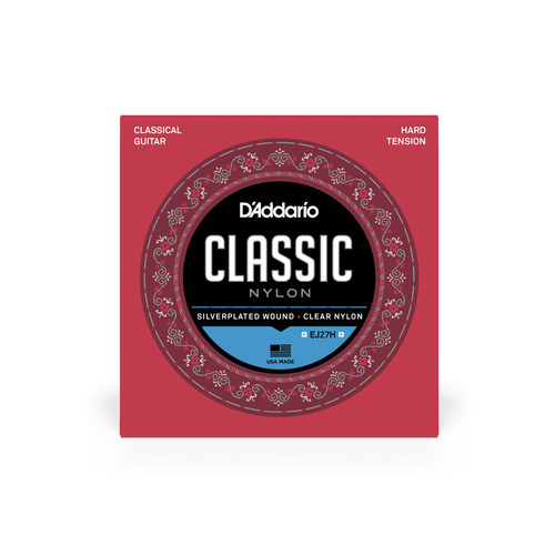 Vist Large View of Product Image Which is New D'Addario Hard Tension Nylon Student Classical Guitar Strings