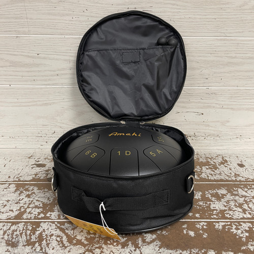 Vist Large View of Product Image Which is Used - AMAHI 10IN STEEL TOUNGUE DRUM BLACK