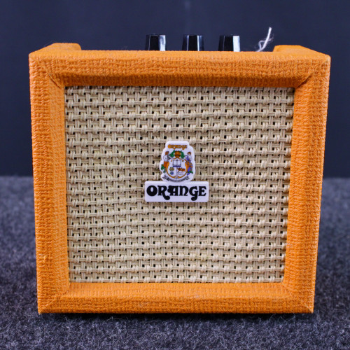 Vist Large View of Product Image Which is Used Orange CRUSH MINI Solid State Guitar Combo Other