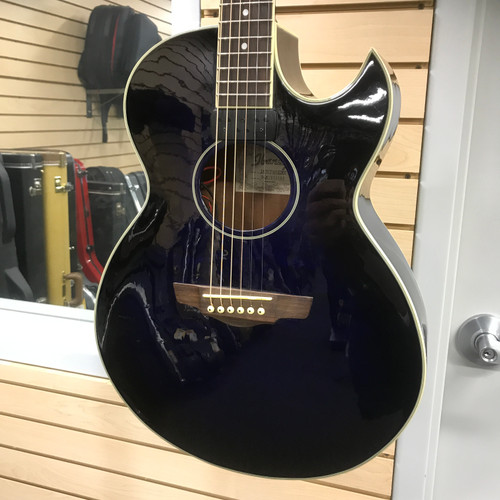 Vist Large View of Product Image Which is Used Ibanez JX70TBS1201 Vintage Laminate Top Acoustic Guitar Blue