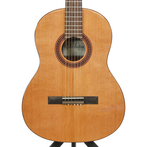 Vist Large View of Product Image Which is Used Cordoba IBERIA SERIES DOLCE Solid Top Acoustic Guitar Natural