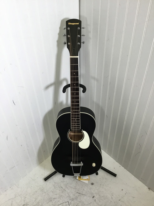 Vist Large View of Product Image Which is Used Orangewood JUNIPER BLACK LIVE Laminate Top Acoustic Guitar Black