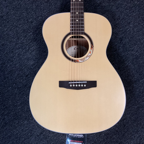 Vist Large View of Product Image Which is Used Cort ARIUM-OM Laminate Top Acoustic Guitar Natural