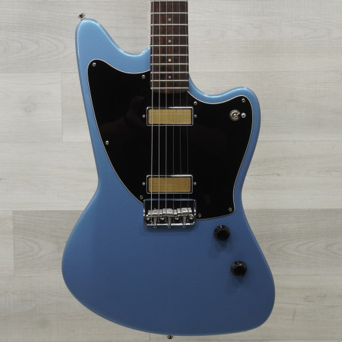 Vist Large View of Product Image Which is Used Harmony Silhouette Electric Guitar Blue