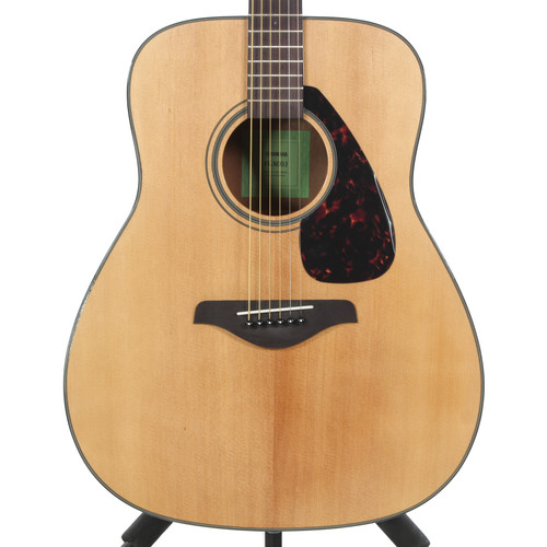Vist Large View of Product Image Which is Used Yamaha FG800J NT Solid Top Acoustic Guitar Natural