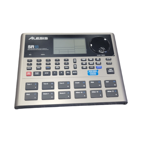 Vist Large View of Product Image Which is Used Alesis SR18 DRUM MACHINE with Adapter, Books and Box