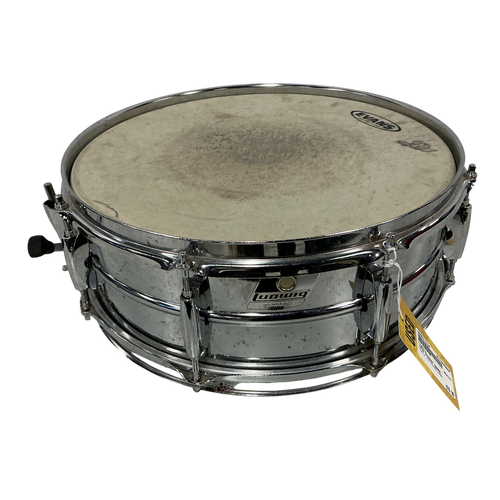 Vist Large View of Product Image Which is Used Ludwig 14IN ROCKER SNARE Metal Snare Drum 14"