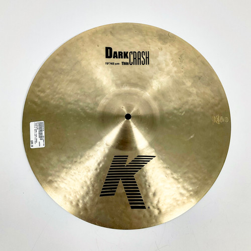 Vist Large View of Product Image Which is Used Zildjian 18IN K Dark Thin Crash Cymbal