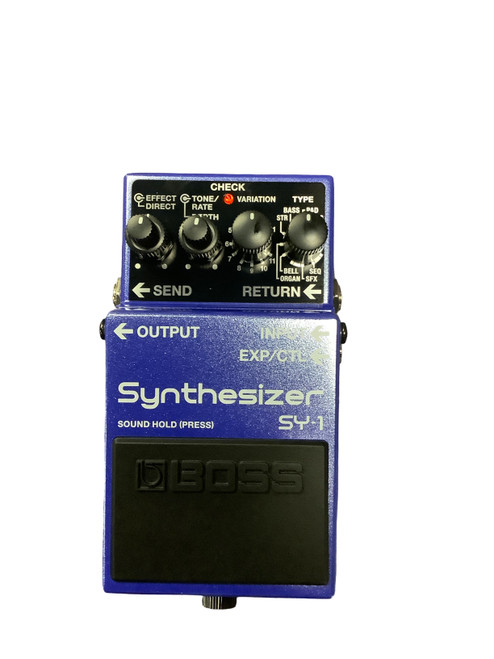 Vist Large View of Product Image Which is Used Boss SY-1 SYNTHESIZER Guitar Effects Pedal