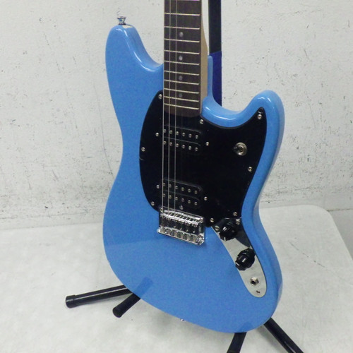 Vist Large View of Product Image Which is Used Squier Sonic Mustang HH Electric Guitar Blue 6-String
