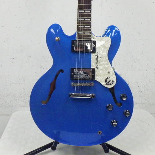 Vist Large View of Product Image Which is Used Epiphone Noel Gallagher Supernova Semi-Hollow Electric Guitar Blue 6-String