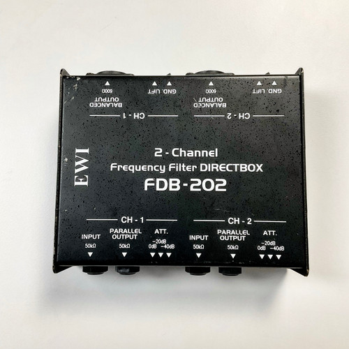 Vist Large View of Product Image Which is Used EWI FDB-202 2-Channel Frequency Filter Direct Box Pedal