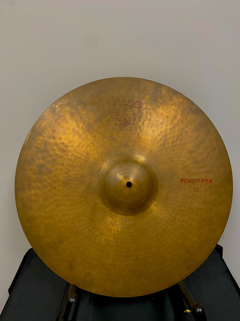 Vist Large View of Product Image Which is Used Paiste 78-79 POWER RIDE 2002 MADE IN SWITZ Vintage Ride Cymbal 20"