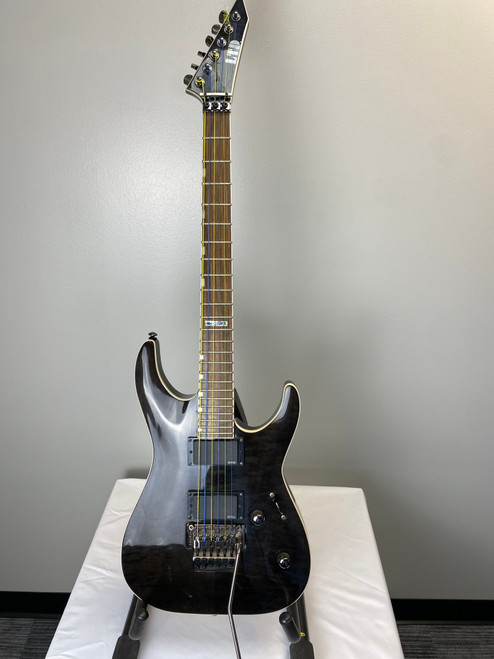 Vist Large View of Product Image Which is Used LTD MH-350FR S Type Electric Guitar Black 6-String