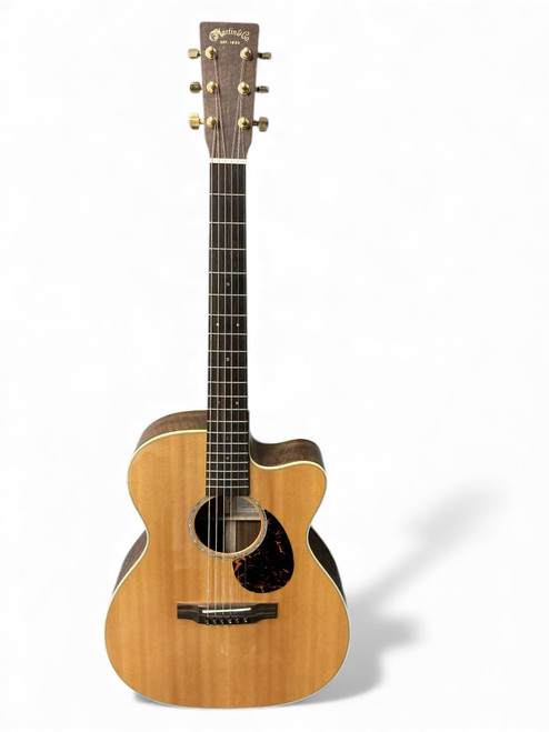 Vist Large View of Product Image Which is Used Martin OMCE CLARO Vintage Solid Top Acoustic Guitar Wood