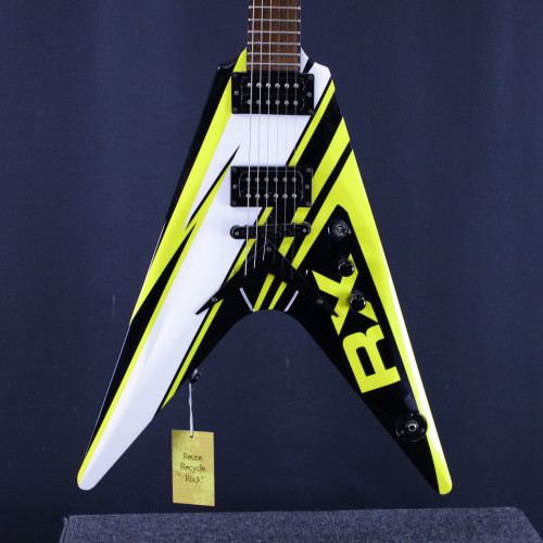 Vist Large View of Product Image Which is Used DBZ RX DIAMOND V GUITAR Pointy Electric Guitar Custom Graphics 6-String