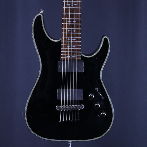 Vist Large View of Product Image Which is Used Schecter HELLRAISER C7 GUITAR 7-STRING Electric Guitar Black 7-String
