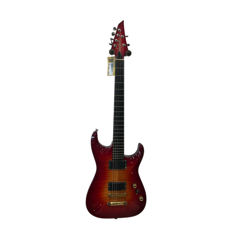 Vist Large View of Product Image Which is Used Jackson AT1T Modern Metal Electric Guitar Cherry Sunburst 6-String