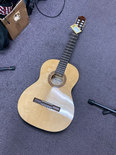Vist Large View of Product Image Which is Used THOMANN CLASSIC GUITAR S 4/4 Laminate Top Acoustic Guitar Natural 6-String