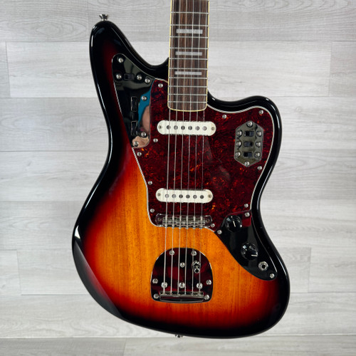 Vist Large View of Product Image Which is Used Squier Classic Vibe '70s Jaguar - 3-Tone Sunburst