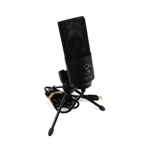 Vist Large View of Product Image Which is Used Fifine USB CONDENSER MIC Condenser Microphone