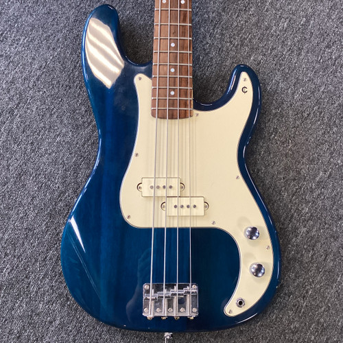 Vist Large View of Product Image Which is Used Stagg P-TYPE BASS P Type Bass Guitar Blue 4-String