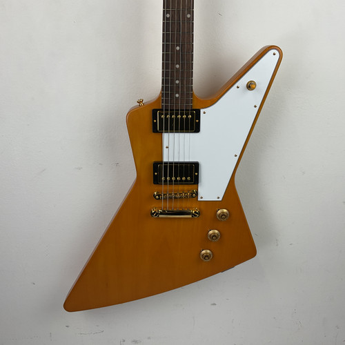 Vist Large View of Product Image Which is Used Epiphone 1958 KORINA EXPLORER Pointy Electric Guitar Natural 6-String