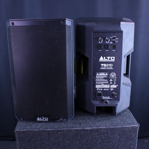 Vist Large View of Product Image Which is Used Alto TS210 POWERED PAIR Powered Full Range Speaker Cabinet