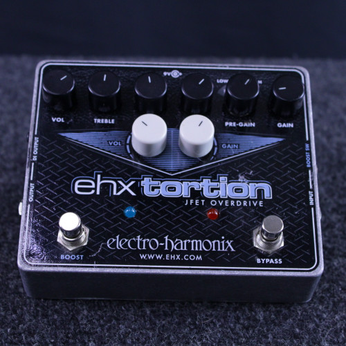 Vist Large View of Product Image Which is Used Electro Harmonix (E/H) EHXTORTION JFET OVERDRIVE PEDAL Distortion Pedal