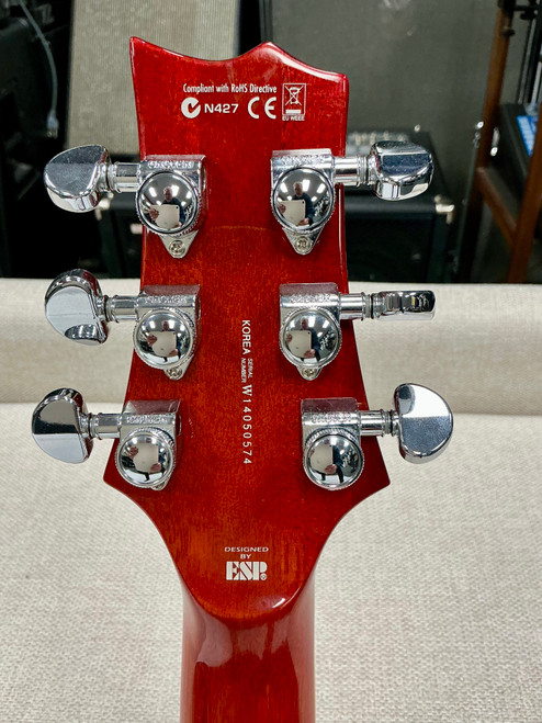 Vist Large View of Product Image Which is Used LTD AS1 S Type Electric Guitar Cherry Sunburst 6-String