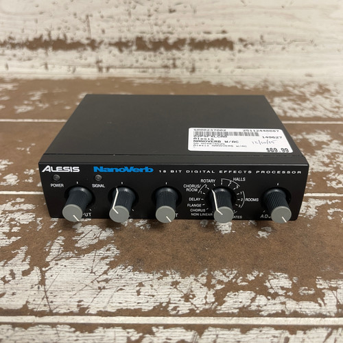 Vist Large View of Product Image Which is Used - Alesis NANOVERB W/AC Pro Sound Effects Unit