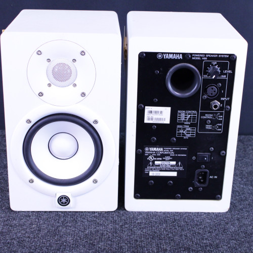 Vist Large View of Product Image Which is Used Yamaha HS5 MONITOR PAIR WHITE Powered Studio Monitor