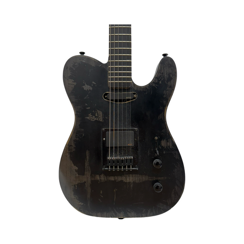 Vist Large View of Product Image Which is Used Michael Kelly TELECASTER STYLE CUSTOM EMG PICKUPS T Type Electric Guitar Black 6-String