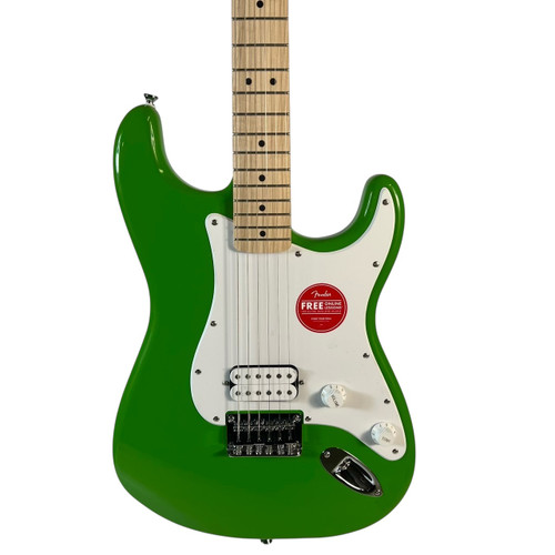 Vist Large View of Product Image Which is Used Squier SONIC STRATOCASTER Hardtail Electric Guitar Lime Green